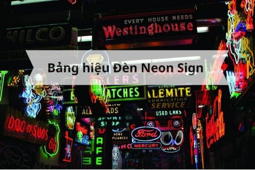 Bảng Hiệu Đèn Neon Sign Giá Rẻ Tại TPHCM